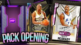 WE PULLED TMAC PINK DIAMOND TRACY MCGRADY PACK OPENING + GALAXY OPAL RAY ALLEN  NBA 2K20 MYTEAM