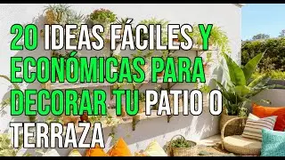 20 IDEAS F&Aacute;CILES Y ECON&Oacute;MICAS PARA DECORAR TU PATIO O TERRAZA | Insp&iacute;rate con estas ideas accesibles