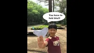 The Origami Simple Boomerang that Can Return to You!