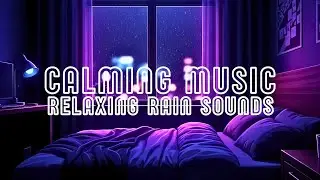 Ambient Piano Music with Rain White Noise | Focus, Study & Calm Mind