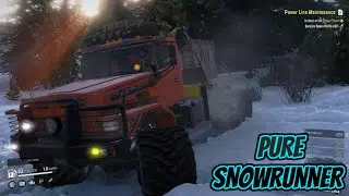 Power Line Maintenance ... Mission on Snowrunner