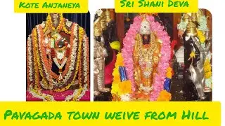 Pavagada town a beautiful look from the Hill