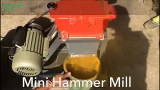 Mini Hammer Mill (हल्दी,  मिर्ची, मक्का आदि पाउडर बनाने के लिए) 60-80KG/HR