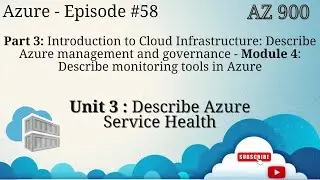 Describe Azure Service Health- AZ-900 - EP 58 (Tamil)