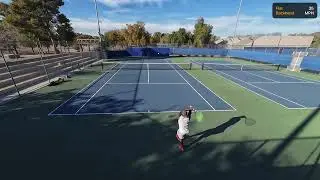 Can I beat a former tennis D1 college tennis player ? Match highlights 