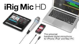 iRig Mic HD - Trailer - The first handheld digital mic for iPhone, iPad, Mac/PC