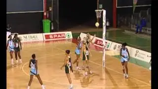 Netball - Jumping out of court