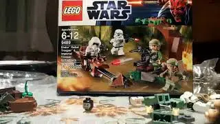Time lapse Lego starwars set 9489 Endor rebel trooper and imperial trooper