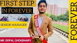 FIRST STEP IN FOREVER|| SENIOR MANAGER GOPAL CHOUDHARY|| #foreverliving #flp #flpindia #team  #fbo||
