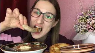 Суп Гречневый с Шейками куриными, греночки