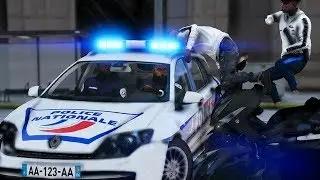 GTA 5 FRANCE - &Eacute;NORME BAVURE POLICI&Egrave;RE EN T-MAX - STREETZER #12