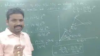 Rotation theorem in Complex numbers.