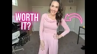 Dressy Pearl Jumpsuit Honest Review 2025 &ndash; Elegant One-Piece Wedding Guest Outfit!