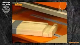 Rebating (Dadoes or Housing Joints) With Triton Workcentre - Triton Heritage
