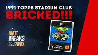 1991 Topps Stadium Club NHL - BRICKED!