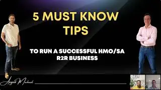 Webinar top 5 tips to run a successful R2R HMO and SA business October 2024