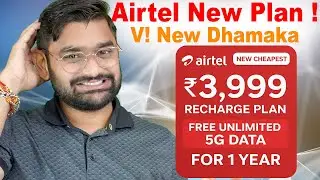 Airtel Cheapest ₹3999 Recharge Benefits & Unlimited 5G Data | Vi 5G Launch in Lucknow Explained!