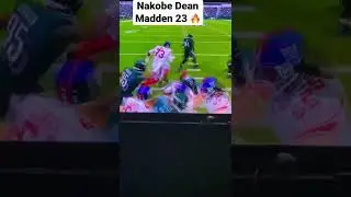 Madden 23 Beta Nakobe Dean Eagles Gameplay