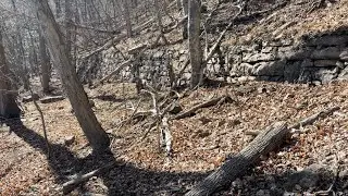 Allentown and Auburn railroad retaining wall. Hamburg/Port Clinton PA.