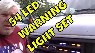 Koolertron 54 LED warning lights. A look inside #2, Big Guy Review