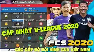 C&aacute;ch tải FTS 2020 cập nhật V-League 2020 v&agrave; c&aacute;c đội tuyển Việt Nam