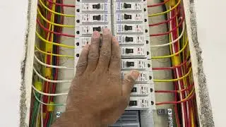 How to Electrical panel wire dressing KSA