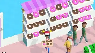 Donuts Franchise Idle (by GOODROID) IOS Gameplay Video (HD)
