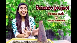 Soda Volcano | science project | best use of waste material | Pari Dhimole