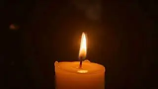 A Single Candle Flame | Trance Meditation | Fire Drone