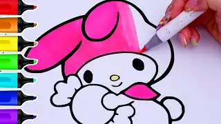 My Melody Coloring Page | Quiet & Satisfying Coloring Video | Ohuhu Art Markers