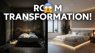 Room Transformation Video 4k HD | Viral Room Transformation Video #roomtransformation #aivideo 