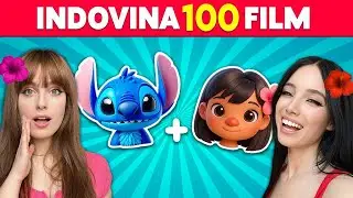 INDOVINIAMO 100 FILM DALLE EMOJI!🍿 Lilo e Stitch, Frozen, Kung Fu Panda