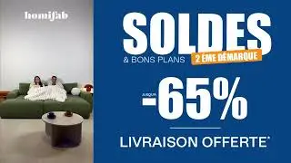 C'est la 2&egrave;me d&eacute;marque chez Homifab ! Jusqu'&agrave; - 65% !