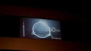 東京スカイツリー　4F～350ｍ展望デッキ　エレベーターLCD画面