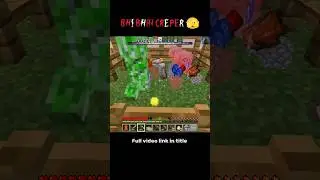 Creeper ne to sare mehnat par pani fer diya😥 #minecraft #trending   #shorts #gaming @Ranj_Xtra69