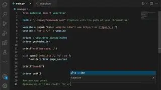 How to Get the Code for a Website with selenium in python | Not so Pro Python Tutorials