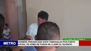 HOMBRE PRESENTADO ANTE TRIBUNALES POR PORTE ILEGAL DE ARMA DE FUEGO SE LLAM&Oacute; AL SILENCIO