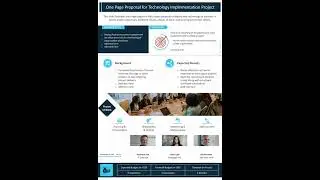 One Page Proposal For Technology Implementation Project Presentation Report Infographic Ppt Pdf