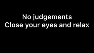 Soothing ASMR for sleep| Black screen and closed eyes| No judgement, sleep peacefully 