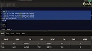21  SQL   Inserting data into multiple tables simultaneously
