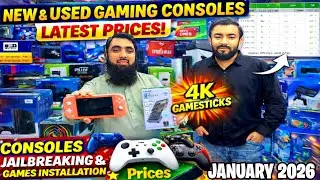 New Used Gaming Consoles,Games,Controllers,4K Gamesticks,Jailbreaking Latest Prices On January 2026.