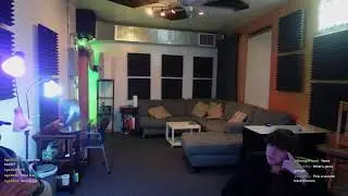 in the booth- George Pareti