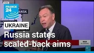 Invasion of Ukraine: Russia states more limited war goal to 'liberate' Donbass &bull; FRANCE 24 English