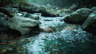 Clear Flowing Water for Brain Therapy | Focus, Relaxation & Calm Mind