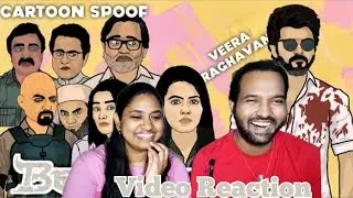 Beast Cartoon Spoof😂🤣😁🤭| Cat Toonz Video Reaction | Tamil Couple Reaction | WHY Reaction