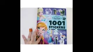 Disney Frozen 1001 Stickers Activity Book For Children with Foiled Stickers & Giant Wall Sticker