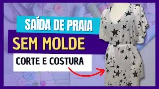 Como fazer SAÍDA DE PRAIA fácil SEM MOLDE