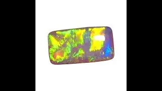 Rectangle Crystal Opal Stone Unset | FlashOpal