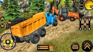 Backhoe Loader JCB Simulator Gameplay - Indian Vehicles Truck 3DX JCB Driving - Android Gameplay