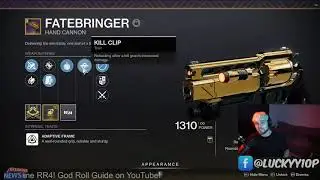 God Roll FateBringer Is So OP! Bungie Will Nerf :/
